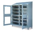 Strong Hold - 46-4D-LD-248-CFG - Clear View Cabinet with 4 Compartments