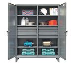 Strong Hold - 56-DS-246-6DB - Double-Shift Industrial Cabinet with 6 Drawers