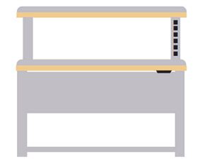 ALE/R5002-BTB7230 - Lista Align Combination 72 Butcher Block Top