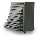 Strong Hold - DC-15413 - Eight Drawer Shelving Unit with Lock Bar