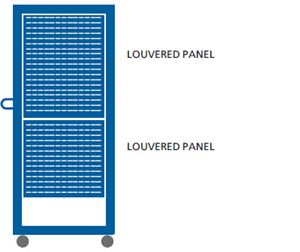 NXF/MTC10-2448 - Lista Nexus Bin Trolley, Center Justified