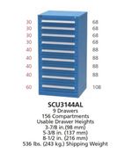 SCU3144AL - XSCU3144AL - Vidmar Model 340 Cabinet Combination