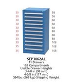 SEP3062AL - XSEP3062AL - Vidmar Model 340 Cabinet Combination