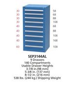 SEP3144AL - XSEP3144AL - Vidmar Model 340 Cabinet Combination