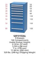 SEP3155AL - XSEP3155AL - Vidmar Model 340 Cabinet Combination