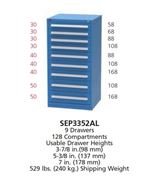 SEP3352AL - XSEP3352AL - Vidmar Model 340 Cabinet Combination