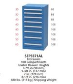 SEP3371AL - XSEP3371AL - Vidmar Model 340 Cabinet Combination