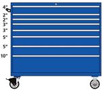 TSDW1050-0801-M Lista 1050 single bank mobile toolbox