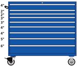 TSDW1050-0906-M Lista 1050 single bank mobile toolbox