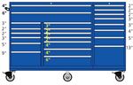 TSTB1050-2301-M Lista 1050 triple bank mobile toolbox