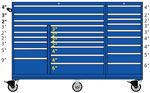 TSTB1050-2501-M Lista 1050 triple bank mobile toolbox