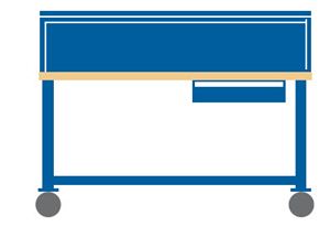 WB2102-BTS4830 - Lista Mobile Workbench Combination