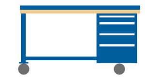 WB2201-BTS7230 - Lista Mobile Workbench Combination