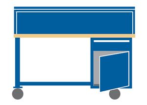 WB2302-BTS4830 - Lista Mobile Workbench Combination