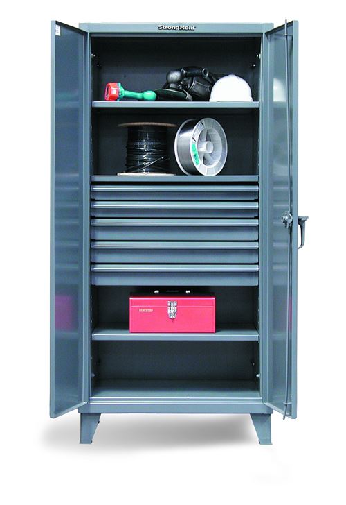 Strong Hold 36 243 5db Industrial Cabinet With 5 Drawers