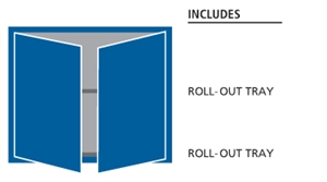 HS0750-0201D - Lista HS Door Cabinet Combination