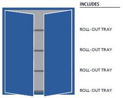 MW1350-0401D - Lista MW Door Cabinet Combination