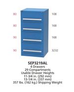 SEP3219AL - XSEP3219AL - Vidmar Model 340 Cabinet Combination